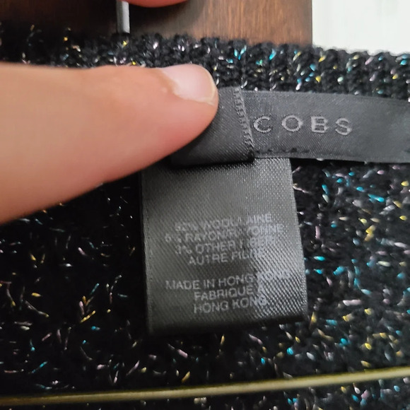 Marc Jacobs Women's Vintage Cropped Cardigan 3/4 Sleeve Wool Blend Size Medium - Picture 4 of 9